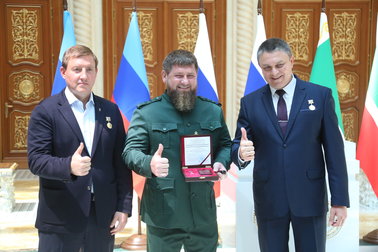 The Kadyrovs received almost 150 awards since Russia’s invasion of Ukraine, media reports