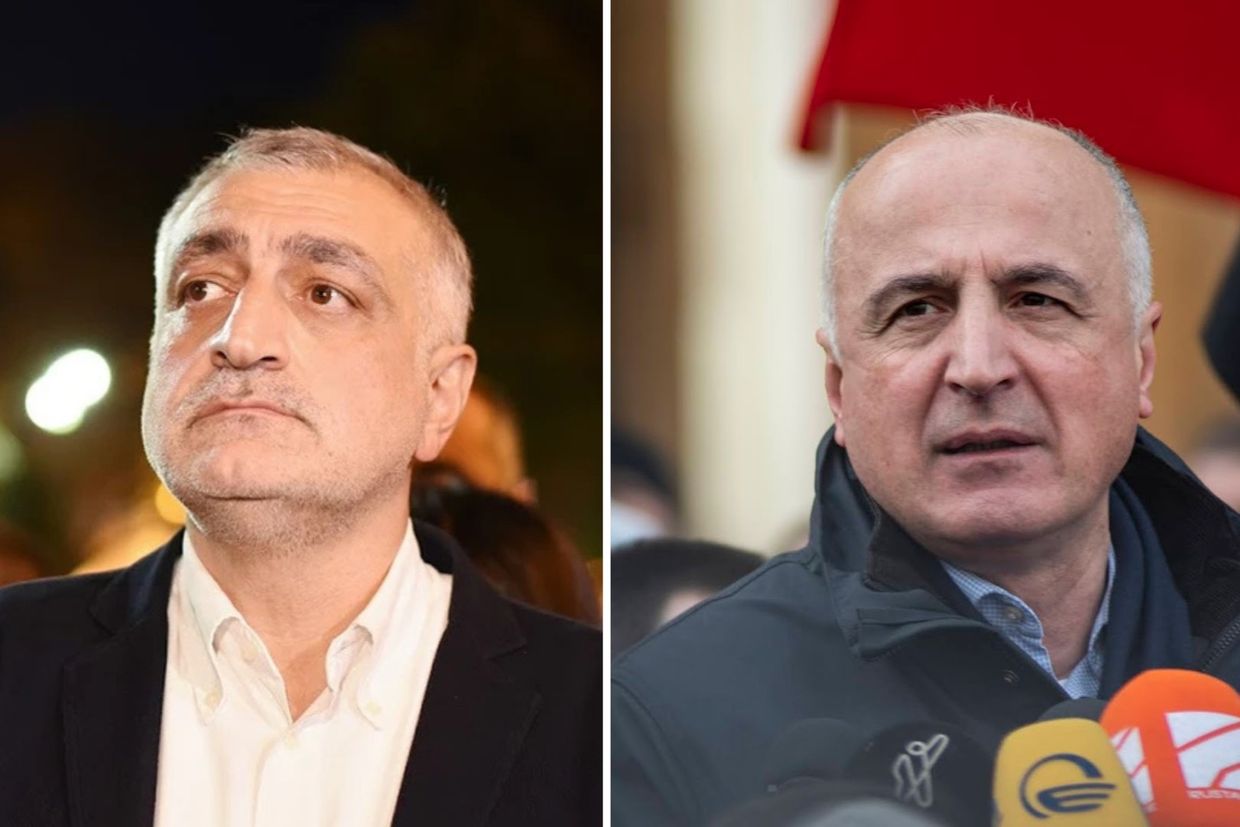 Two Georgian opposition leaders ordered to pay almost $400,000 bail in sabotage case