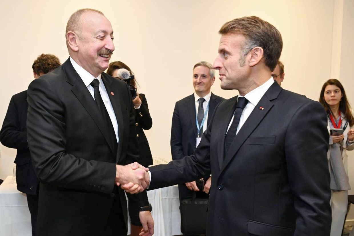 Aliyev meets with Macron, Pashinyan, and other leaders in Copenhagen