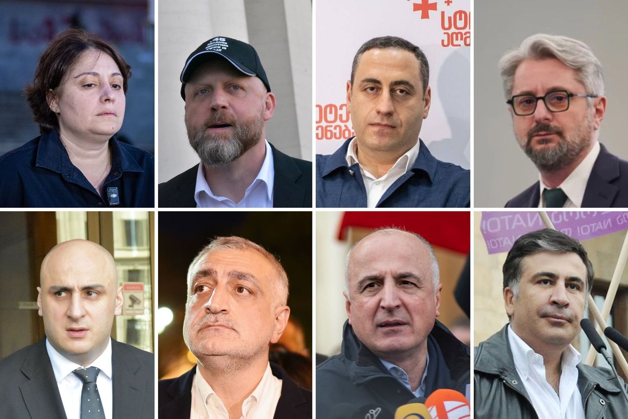 Georgia brings charges of sabotage against main opposition leaders