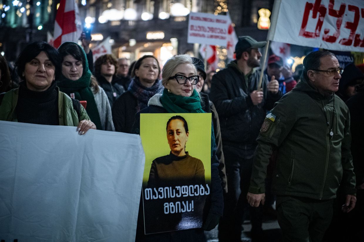 ‘This person is our conscience’ — Georgians rally for Mzia Amaghlobeli’s freedom a year after her arrest