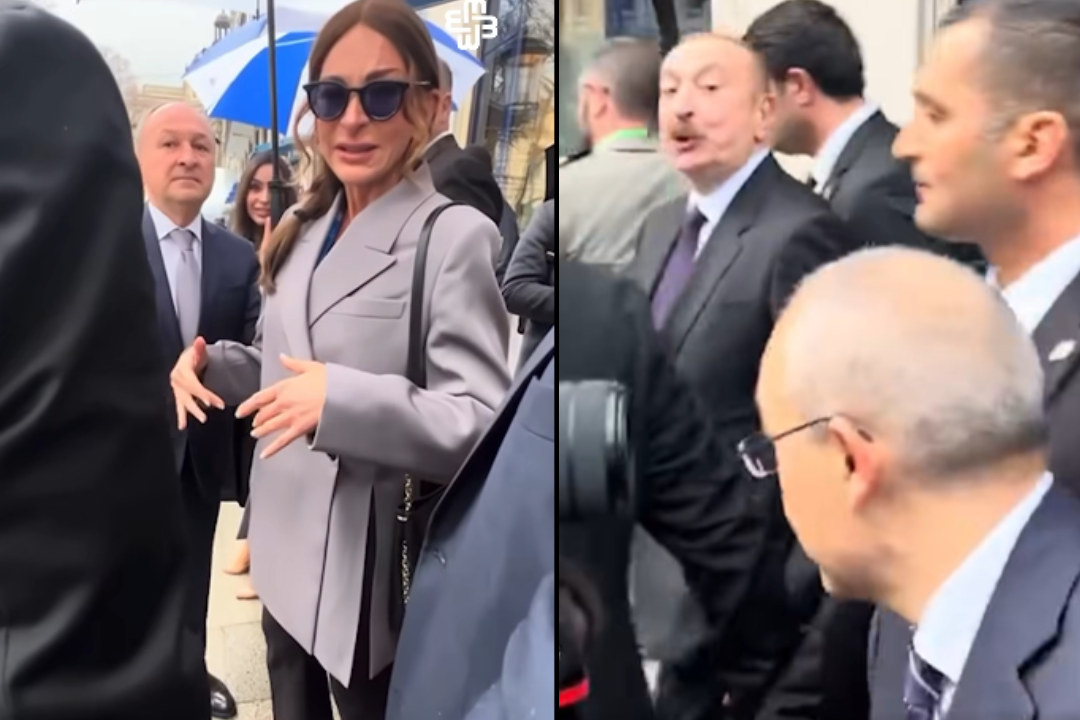 Aliyeva insults independent Azerbaijani journalist after being heckled in Germany