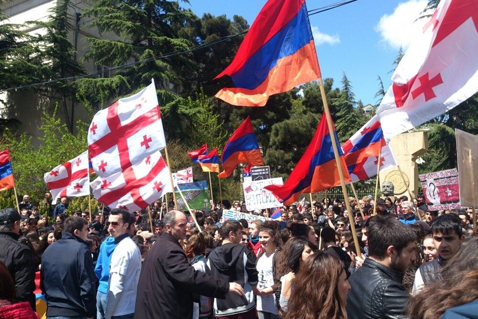 Armenians in Georgia denied permission to commemorate genocide near Turkish Embassy