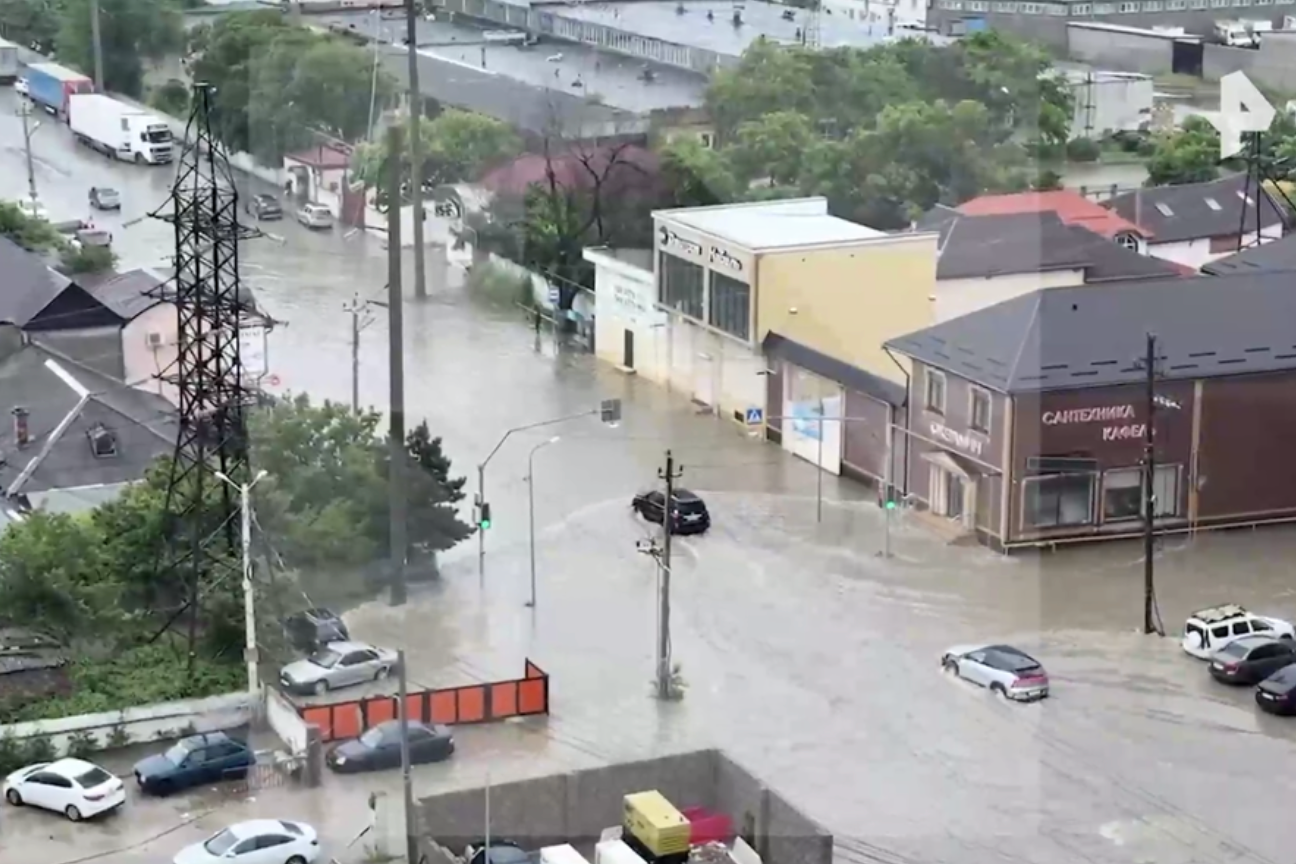 Heavy rains once again flood North Caucasus and Abkhazia