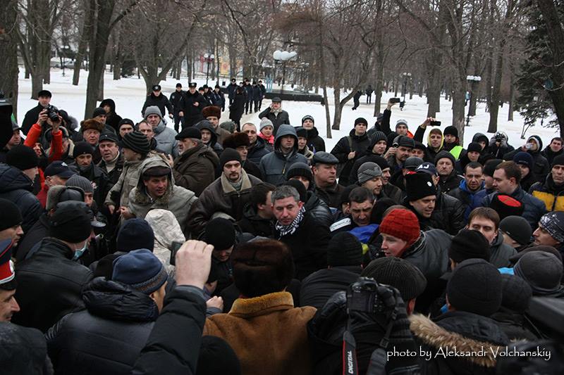 Бритюк на Евромайдане 9.02.2014