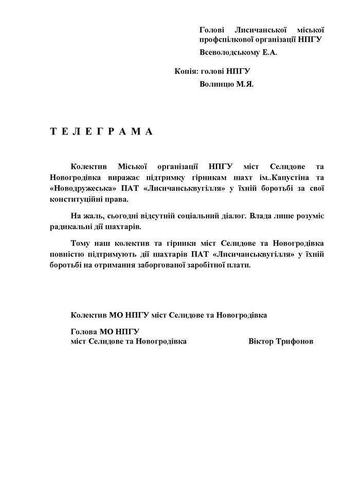 НПГУ Селидовуголь