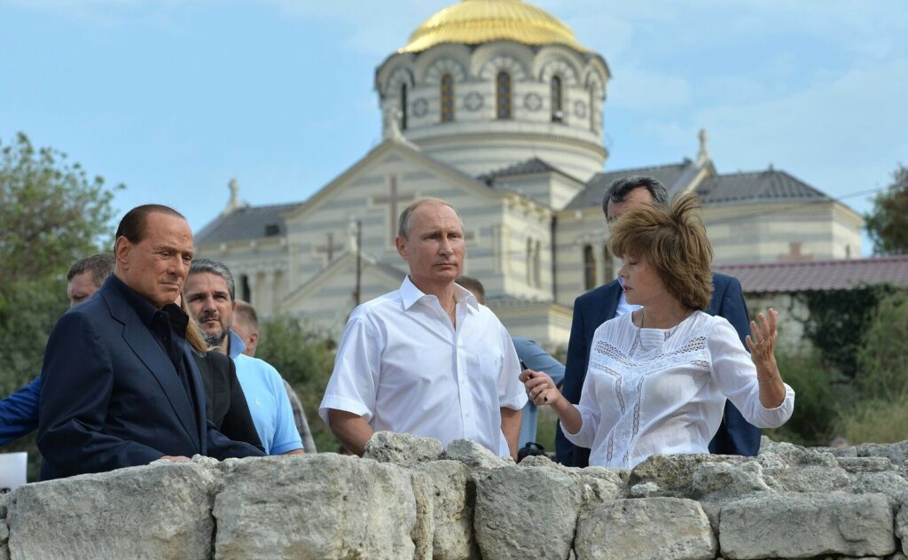 Путін та Берлусконі