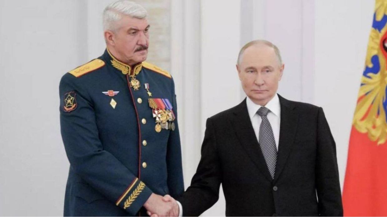 Сергій Кузавлєв та Володимир Путін